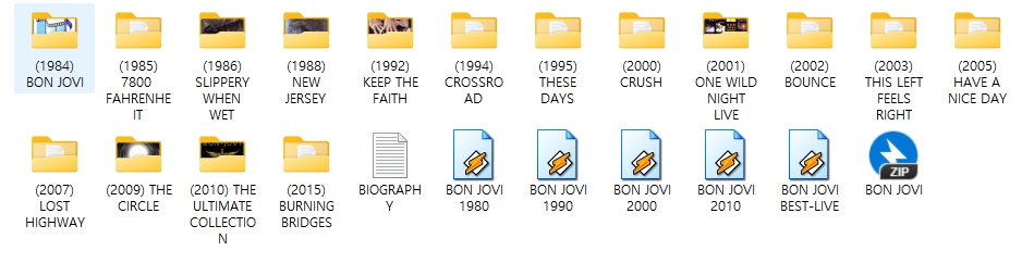 본조비(BON JOVI) 모든 앨범