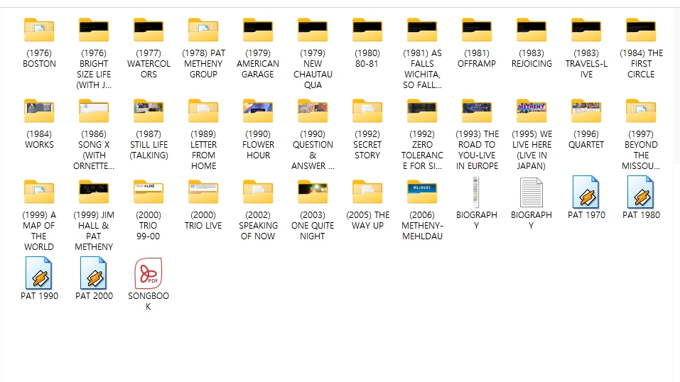 팻 매스니(PAT METHENY) 모든 앨범