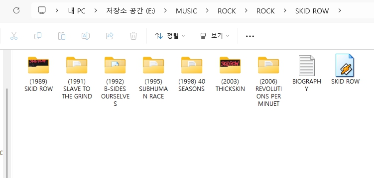 스키드 로(SKID ROW) 모든 앨범