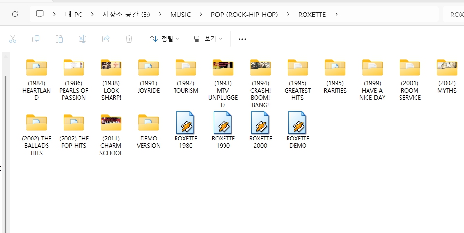 록시트(ROXETTE) 모든 앨범