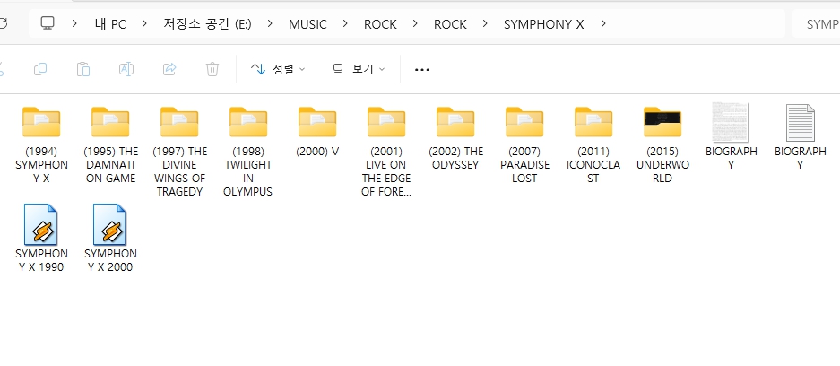 심포니 엑스(SYMPHONY-X) 모든 앨범
