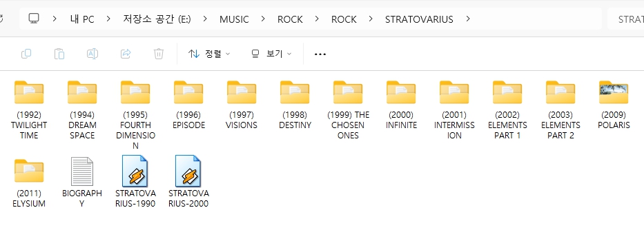스트라토배리우스(STRATOVARIUS) 모든 앨범