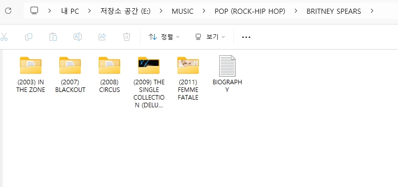 브리트니 스피어스(BRITNEY SPEARS) 모든 앨범