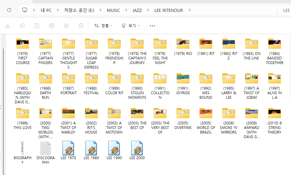 리 릿나워(LEE RITENOUR) 모든 앨범