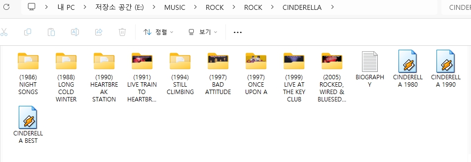 신데렐라(CINDERELLA) 모든 앨범