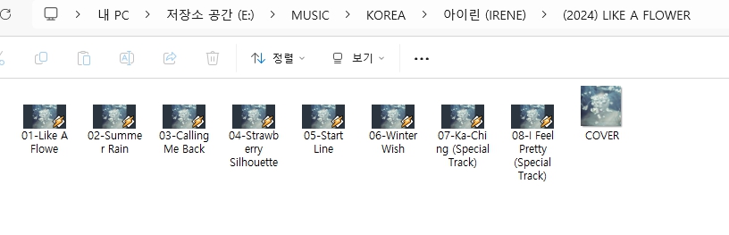 아이린(IRENE) 1th Mini Album [LIKE A FLOWER] (2024)