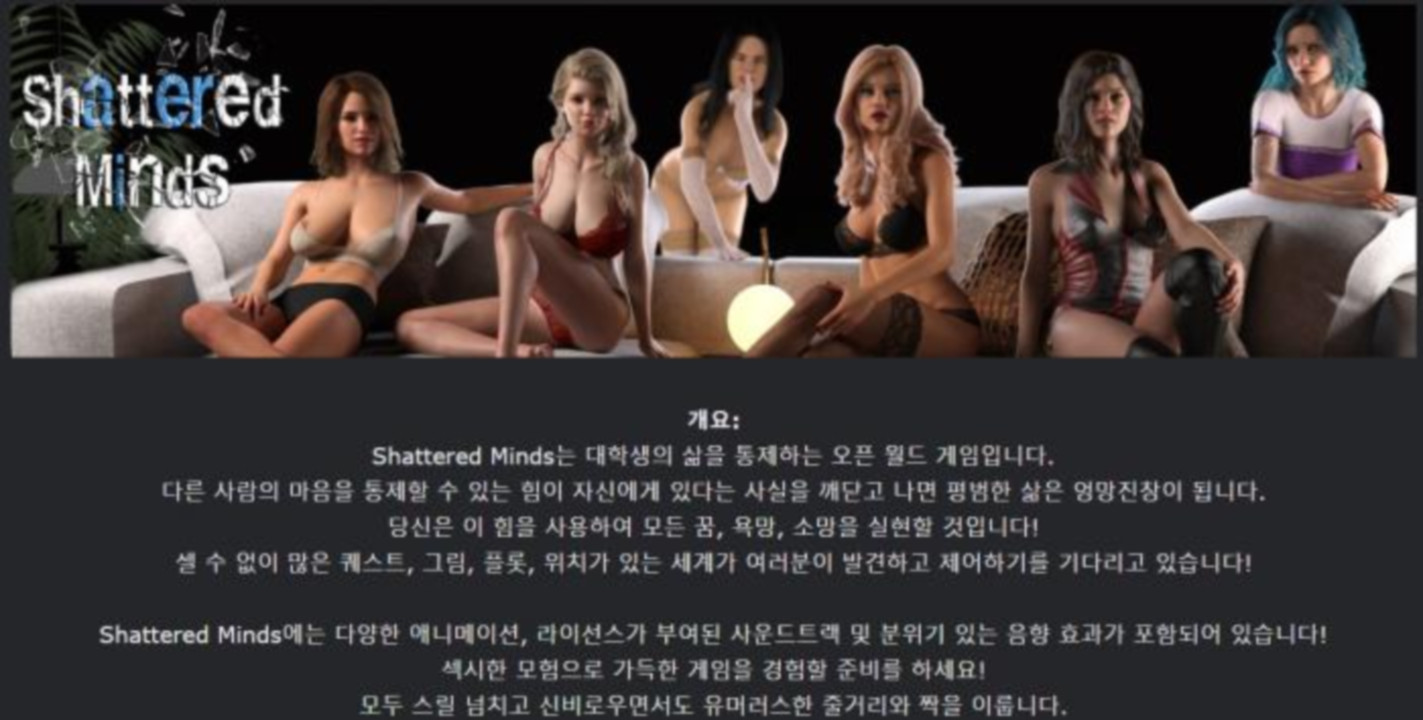 [한글.렌파이.남주.밀프.업뎃]Shattered Minds 0.16[01.04].zip