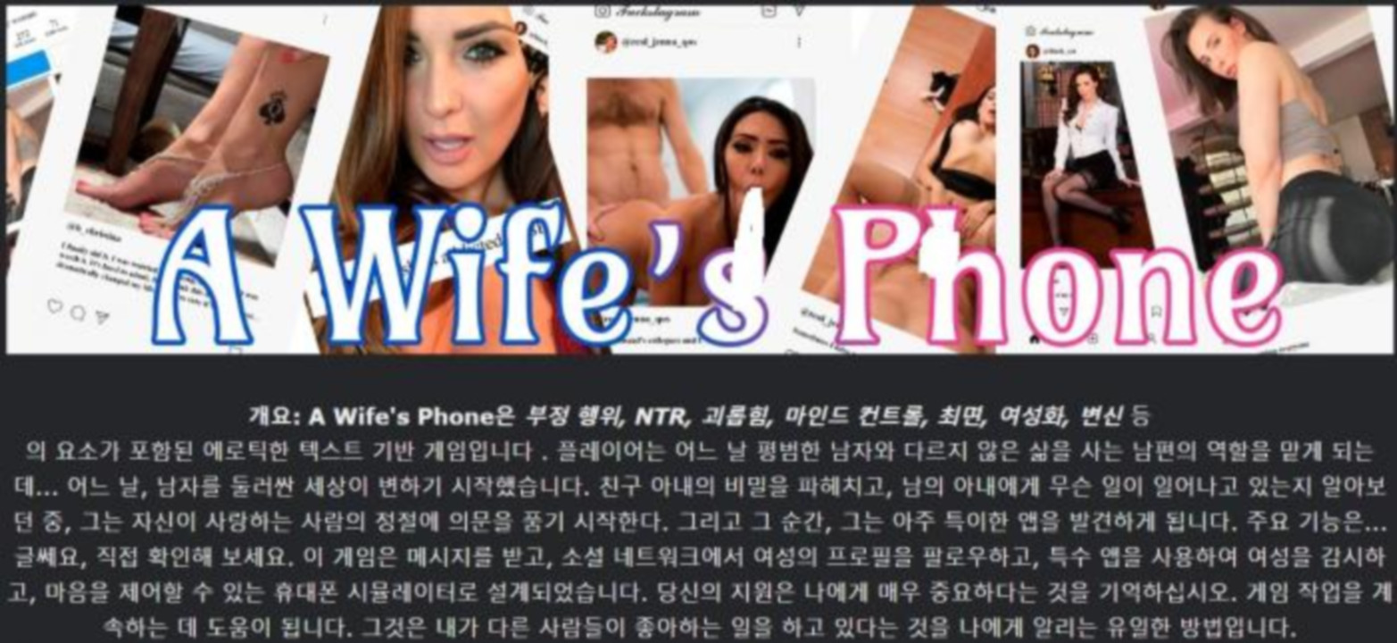 [한글.렌파이.남주.실사.NTR.업뎃]A Wife s Phone 0.6.5 Revamp[03..