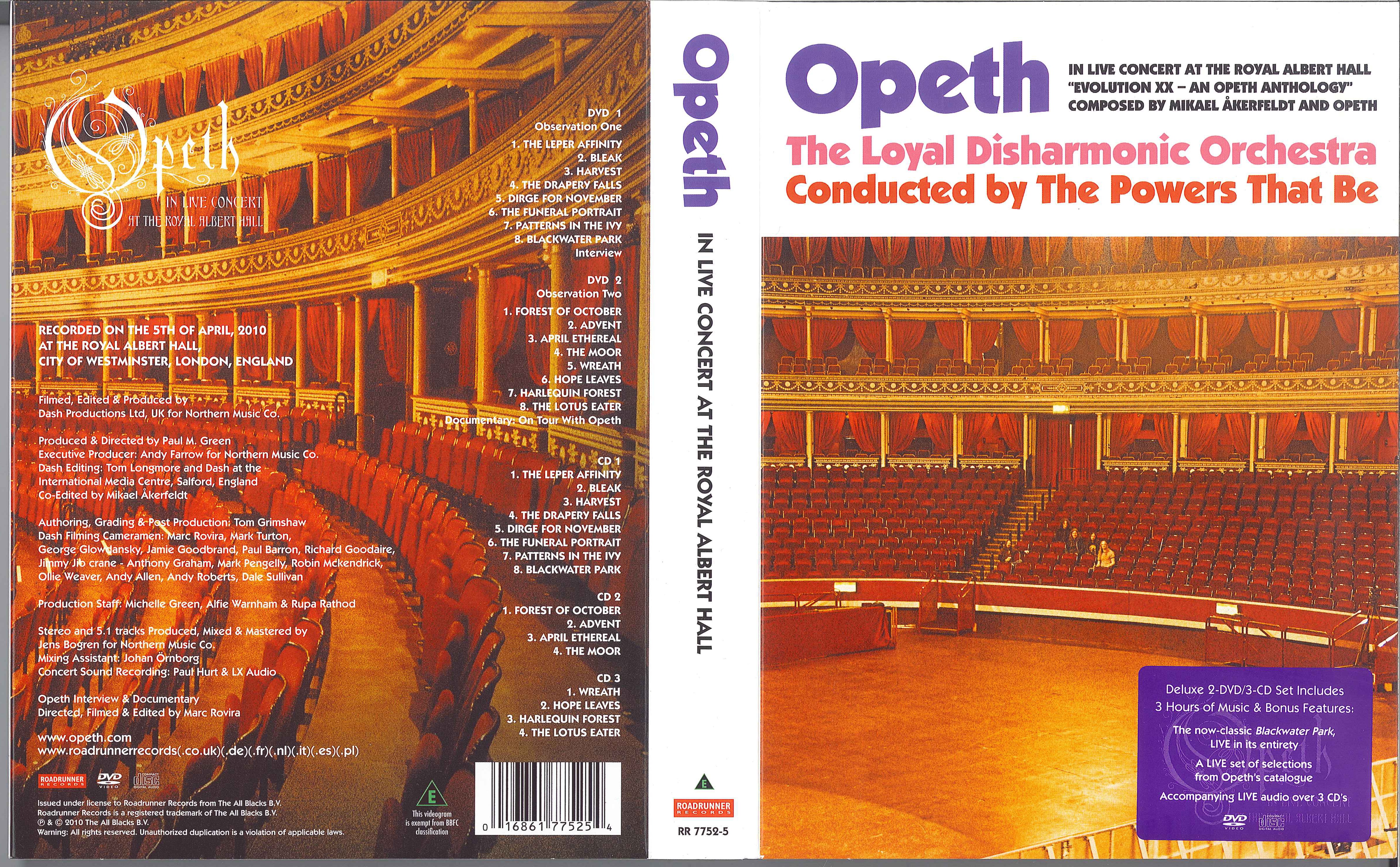 Opeth [2010 In Live Concert At The Royal Albert Hall (3CD)] (F..