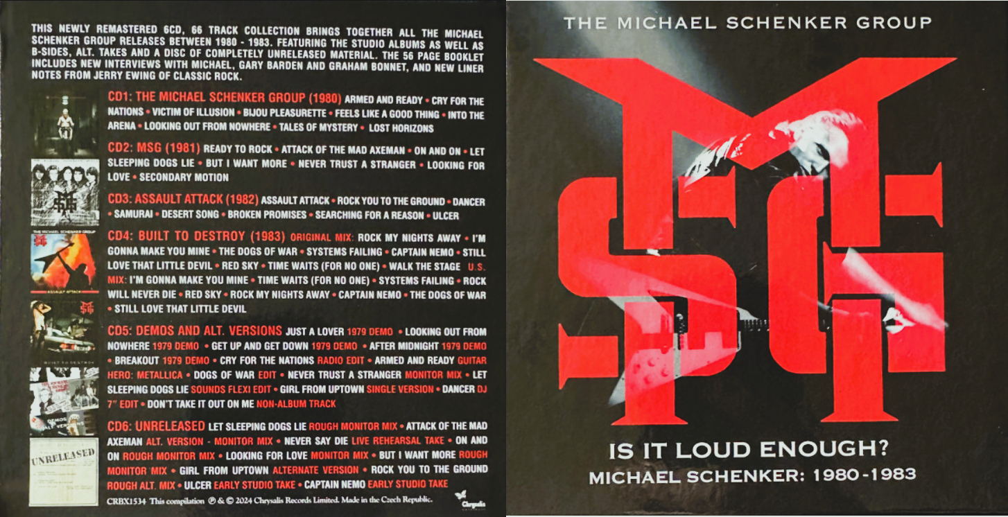Michael Schenker Group [2024 Is It Loud Enough Michael Schenke..