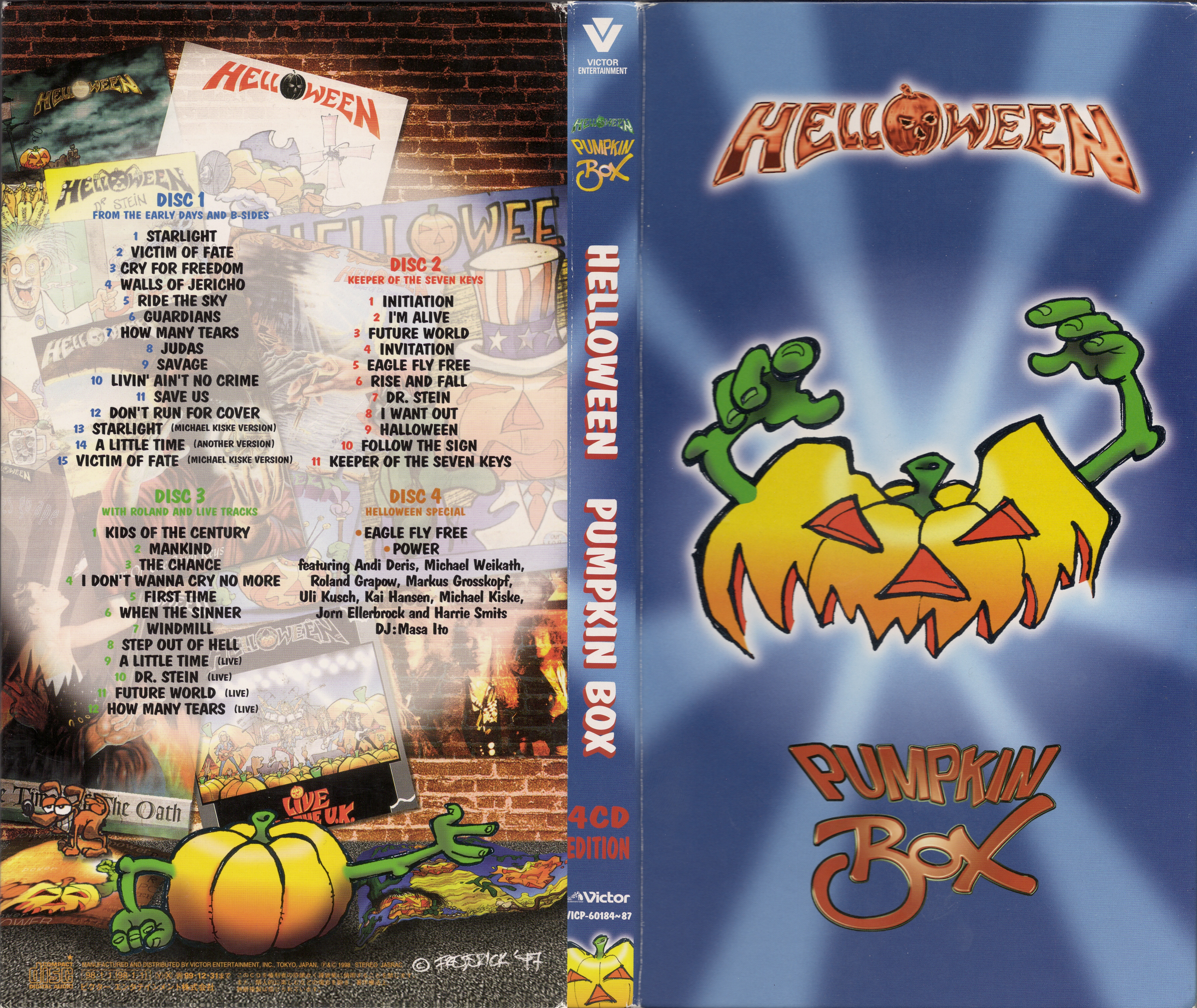 Helloween [1998 Pumpkin Box (Box Set 4CD)] (FLAC)