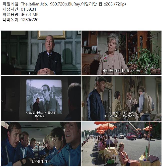 The.Italian.Job.1969.720p.BluRay.이탈리안 잡_x265 (720p)