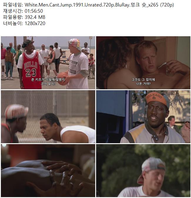 White.Men.Cant.Jump.1991.Unrated.720p.BluRay.덩크 슛_x265 (720p)