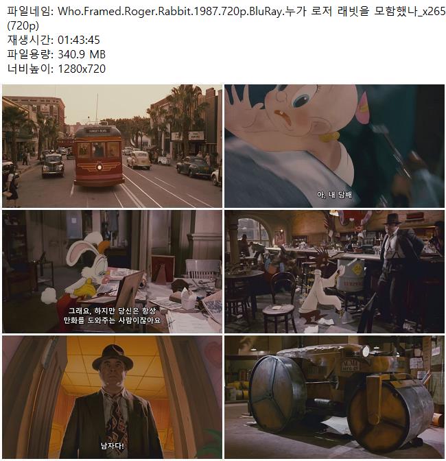 Who.Framed.Roger.Rabbit.1987.720p.BluRay.누가 로저 래빗을 모함..