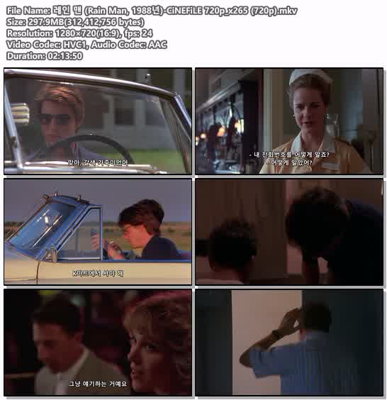 레인 맨 (Rain Man, 1988년)-CiNEFiLE 720p_x265 (720p)
