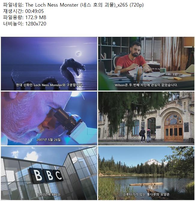 The Loch Ness Monster (네스 호의 괴물)_x265 (720p)