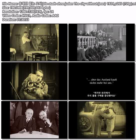 유대인 없는 도시(Die stadt ohne juden The city without jews) 1..