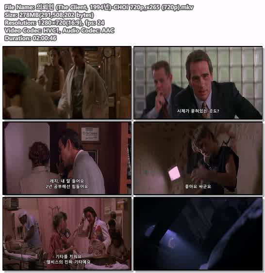 의뢰인 (The Client, 1994년)-CHOi 720p_x265 (720p)