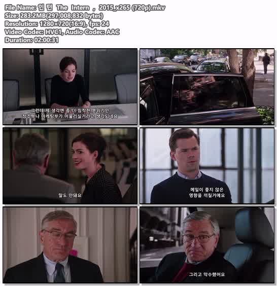 인 턴 The Intern , 2015_x265 (720p)