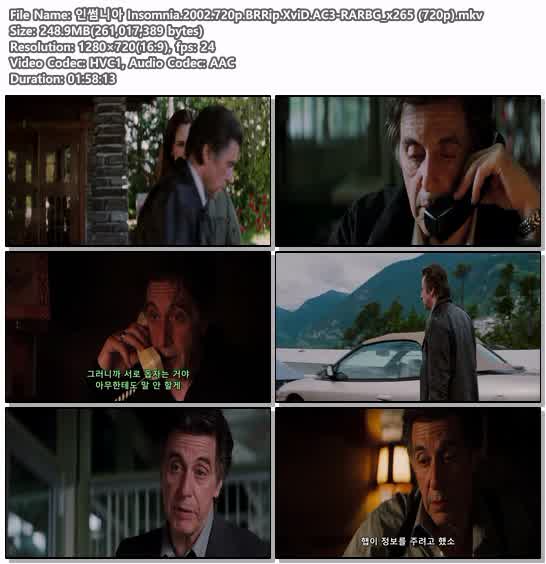 인썸니아 Insomnia.2002.720p.BRRip.XviD.AC3-RARBG_x265 (720p)