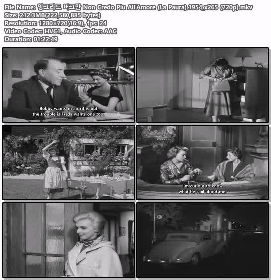 잉그리드 버그만 Non Credo Piu All'Amore (La Paura).1954_x265 (..