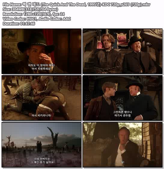 퀵 앤 데드 (The Quick And The Dead, 1995년)-KDC 720p_x265 (720p)