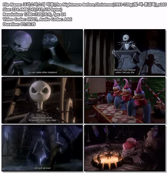크리스마스의 악몽(The Nightmare Before,Christmas(1993-720p)팀-..