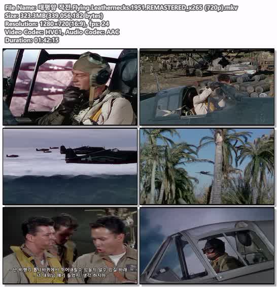 태평양 작전.Flying.Leathernecks.1951.REMASTERED_x265 (720p)