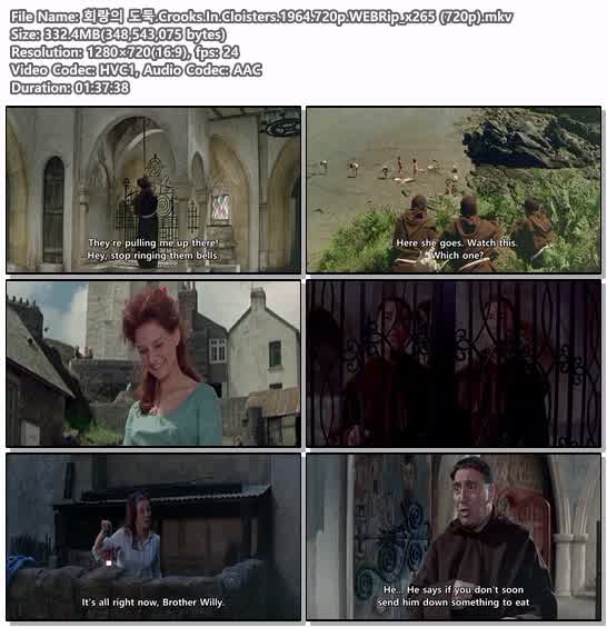 회랑의 도둑.Crooks.In.Cloisters.1964.720p.WEBRip_x265 (720p)