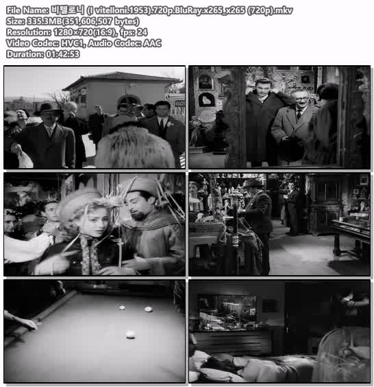 비텔로니 (I vitelloni.1953).720p.BluRay.x265_x265 (720p)