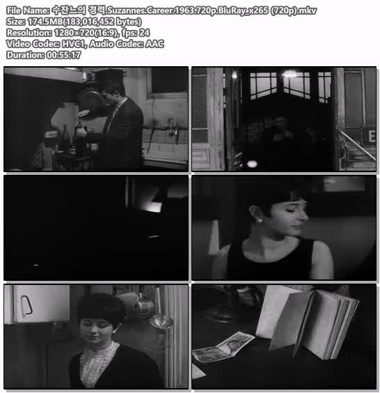 수잔느의 경력.Suzannes.Career.1963.720p.BluRay_x265 (720p)