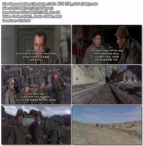 Battle.of.the.Bulge.1965. 벌지 전투_x265 (480p)