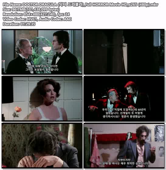DOCTOR DRACULA (닥터 드라큘라)_Full HORROR Movie HD_x265 (480p)