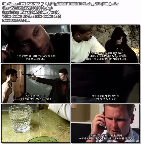 FIVE POUNDS (5 파운드)_CRIME THRILLER Movie_x265 (480p)