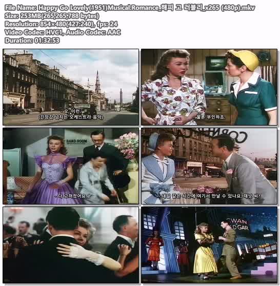 Happy Go Lovely(1951)Musical.Romance_해피 고 러블리_x265 (480p)