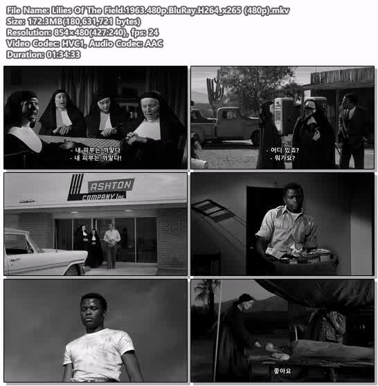 Lilies Of The Field.1963.480p.BluRay.H264_x265 (480p)