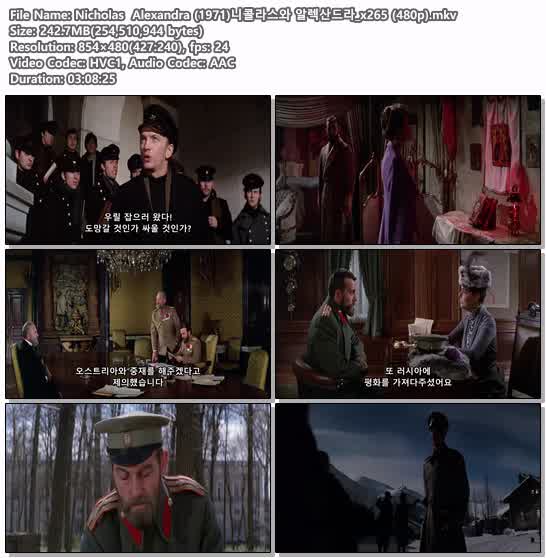 Nicholas Alexandra (1971)니콜라스와 알렉산드라_x265 (480p)