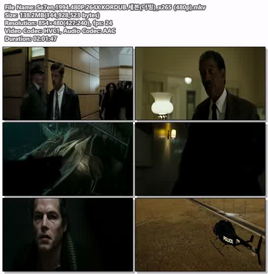 Se7en,1994.480P.264X.KORDUB.세븐(더빙)_x265 (480p)