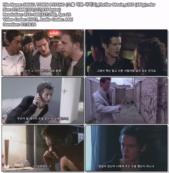 SMALL TOWN PSYCHO (스몰 타운 사이코)_Thriller Movie_x265 (480p)