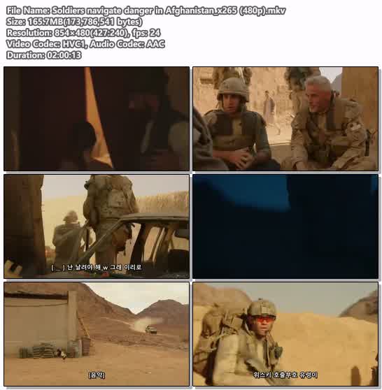 Soldiers navigate danger in Afghanistan_x265 (480p)