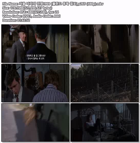 거울 나라의 전쟁1969 [폴란드 동독 첩보]_x265 (480p)