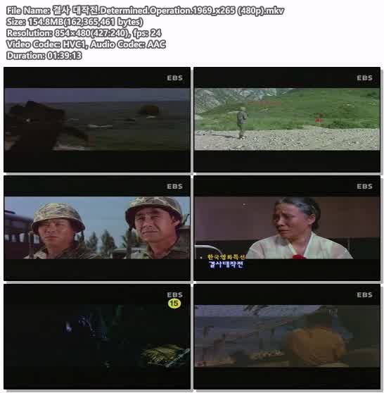 결사 대작전.Determined.Operation.1969_x265 (480p)