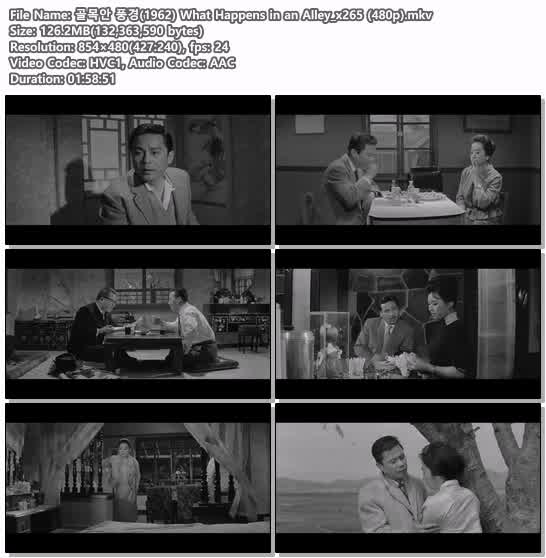골목안 풍경(1962) What Happens in an Alley_x265 (480p)