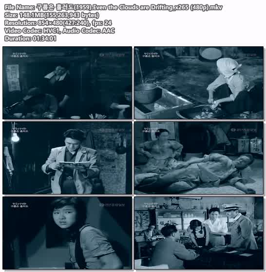 구름은 흘러도(1959).Even the Clouds are Drifting_x265 (480p)