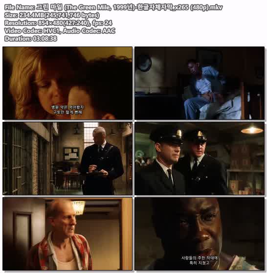 그린 마일 (The Green Mile, 1999년)-한글자체자막_x265 (480p)