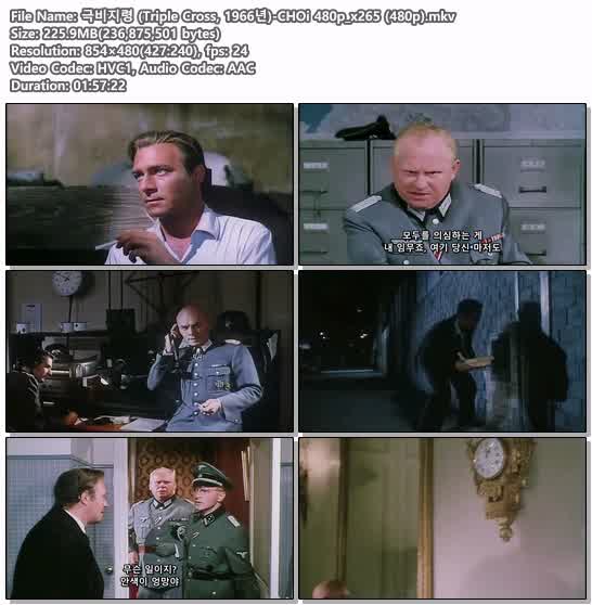 극비지령 (Triple Cross, 1966년)-CHOi 480p_x265 (480p)