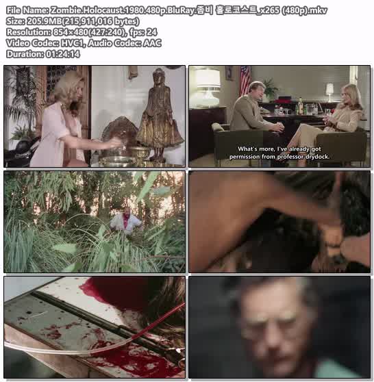 Zombie.Holocaust.1980.480p.BluRay.좀비 홀로코스트_x265 (480p)