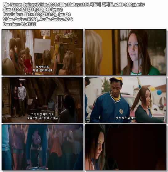 Sydney.White.2006.480p.BluRay.x264.시드니 화이트_x265 (480p)