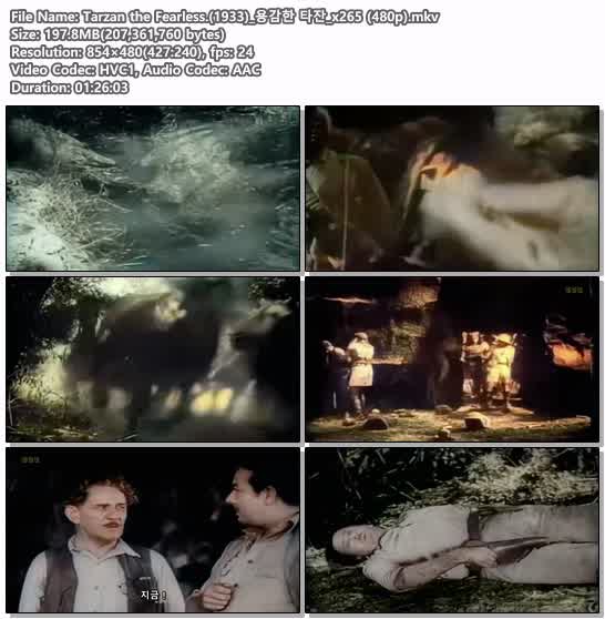 Tarzan the Fearless.(1933)_용감한 타잔_x265 (480p)