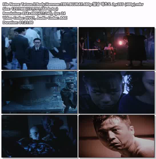 Tetsuo.II.Body.Hammer.1991.BLURAY.480p.철남 데츠오 2_x265 (480p)